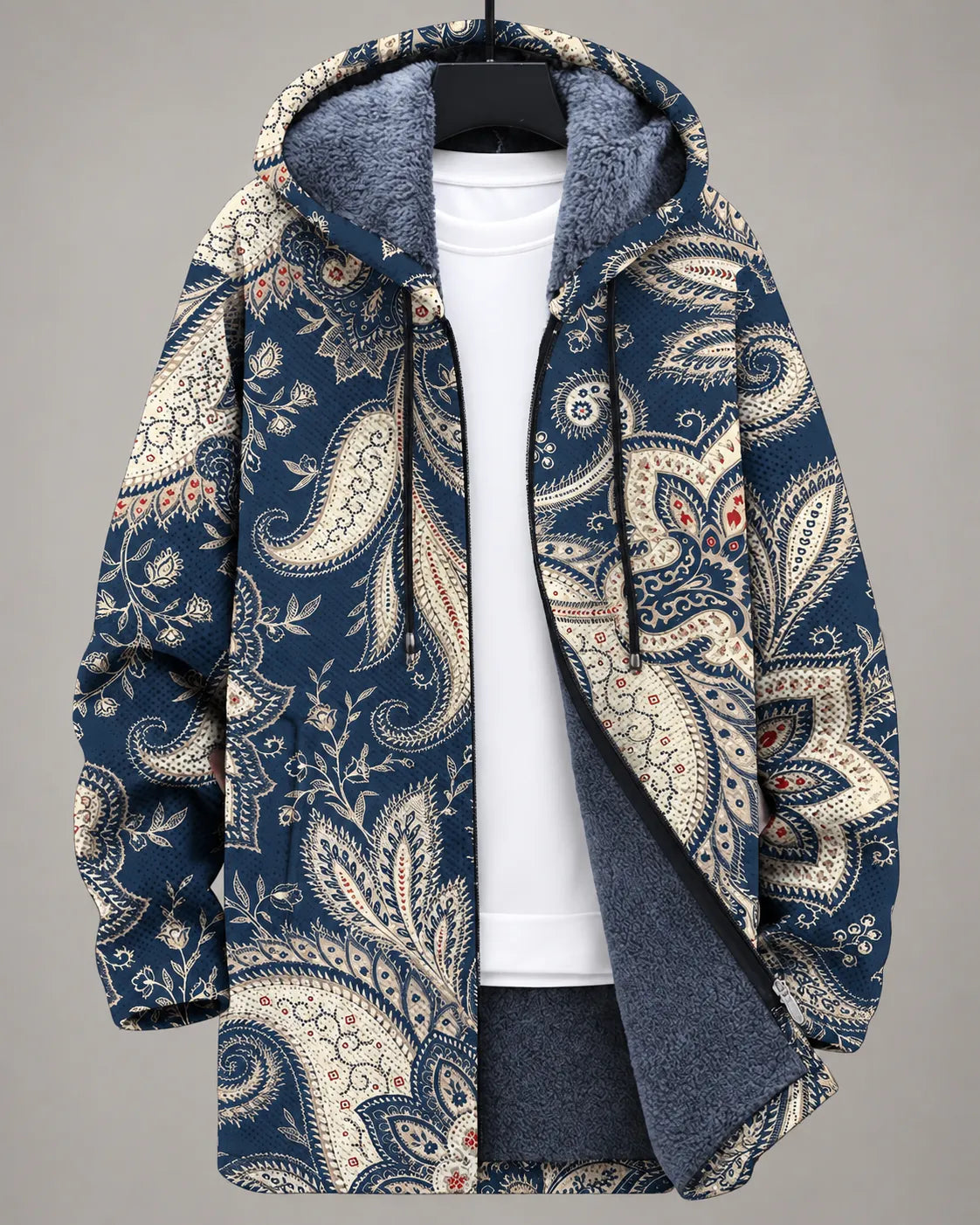 Rosalie Botanical Sketch Hooded Jacket
