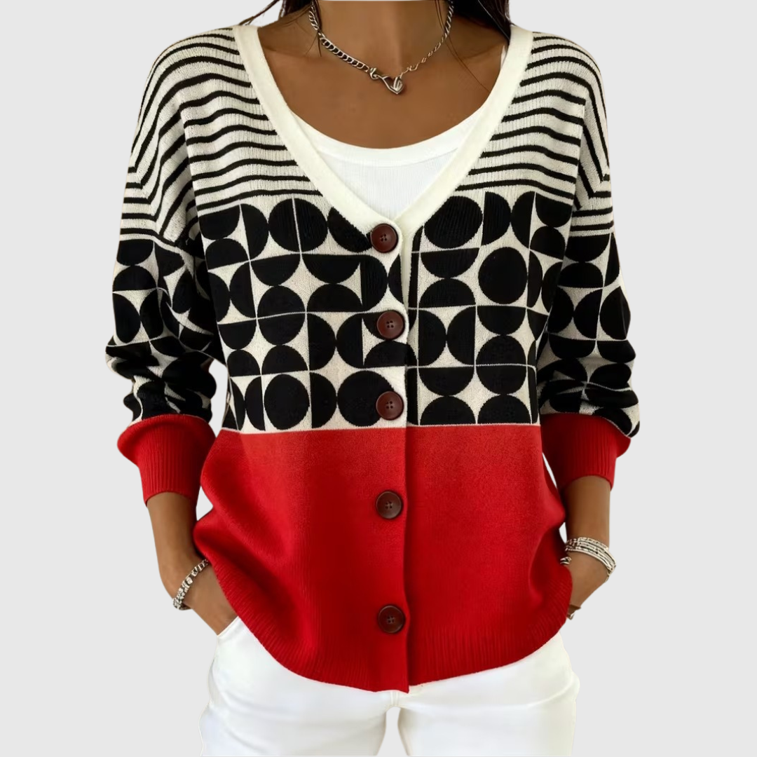 Carmel | Comfortable Buttoned Knit Cardigan
