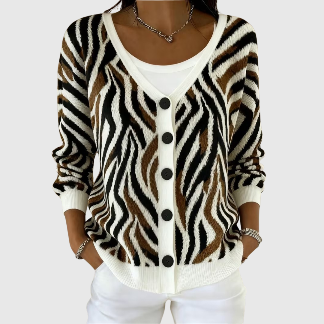 Marie | Comfortable Buttoned Knit Cardigan