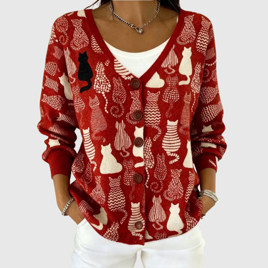 Susan | Comfortable Buttoned Knit Cardigan