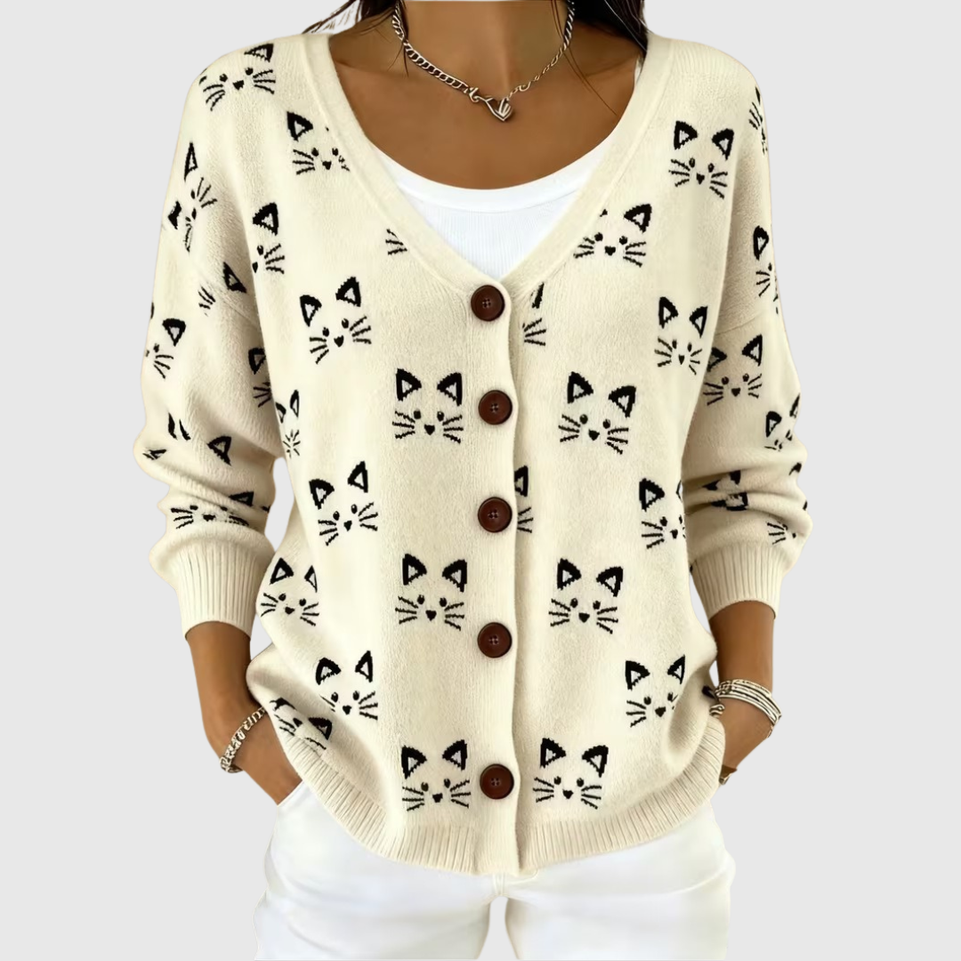 Emer | Comfortable Buttoned Knit Cardigan