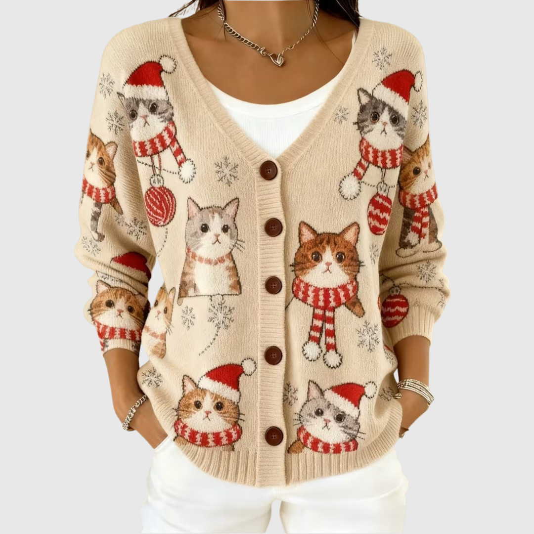 Clodagh | Comfortable Buttoned Knit Cardigan
