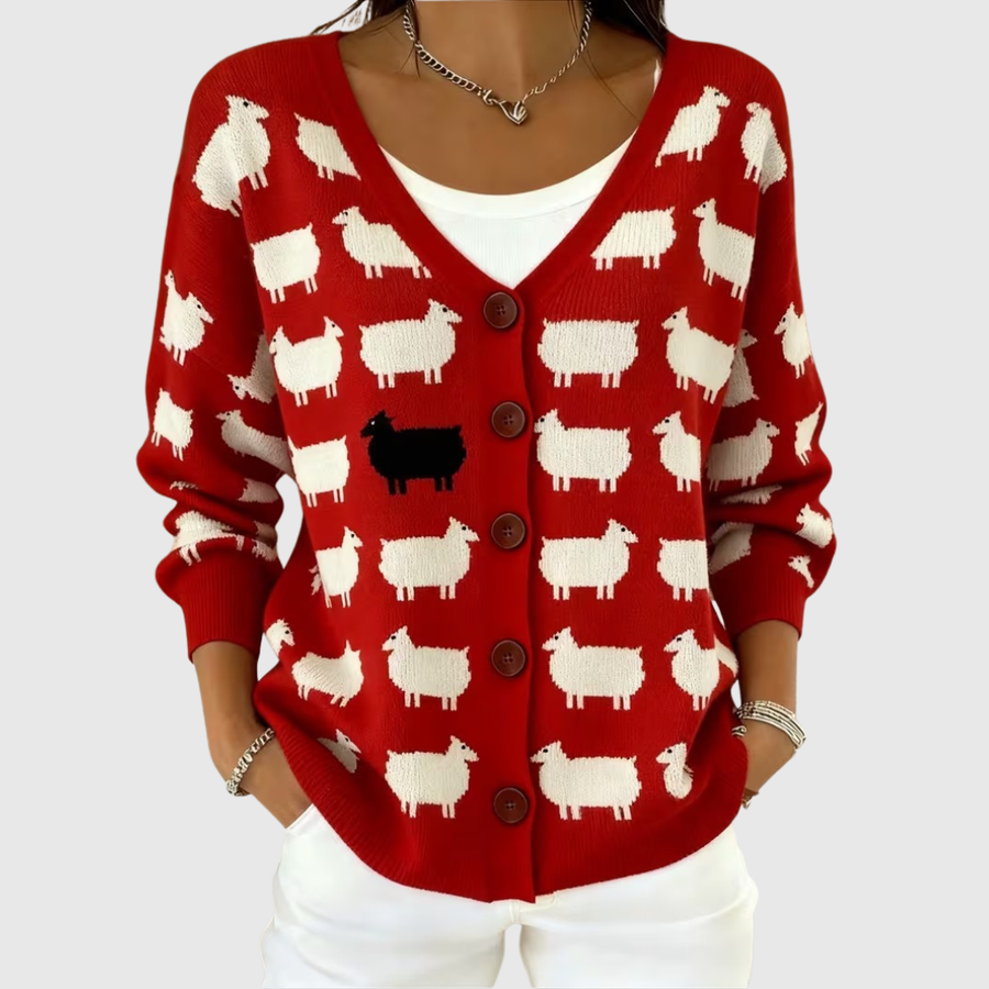 Pauline | Comfortable Buttoned Knit Cardigan