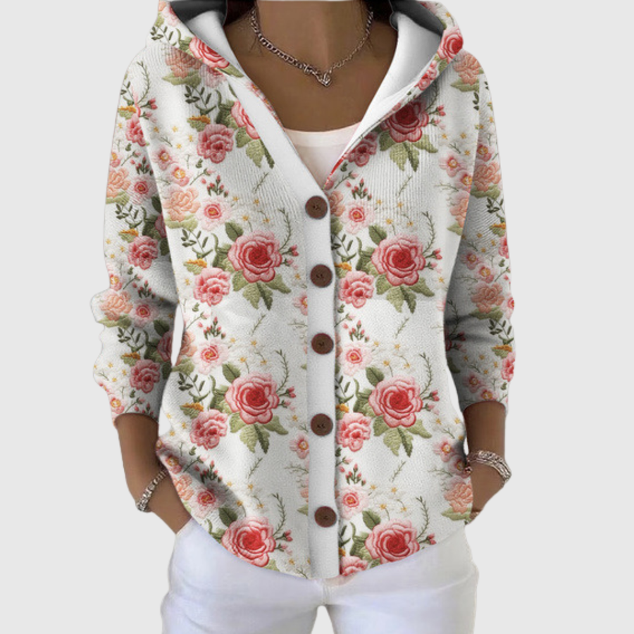Róisín | Comfortable Knit Cardigan with Hood