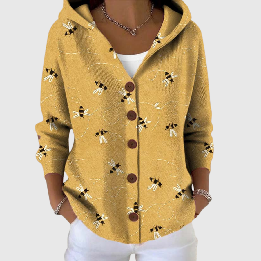 Eimear | Comfortable Knit Cardigan with Hood