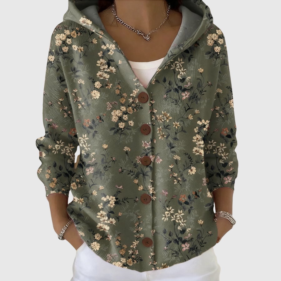 Frances | Comfortable Knitted Cardigan with Hood