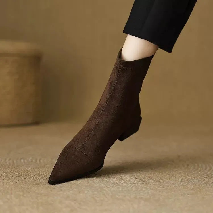 Malinda | Pointed-Toe Ankle Boots