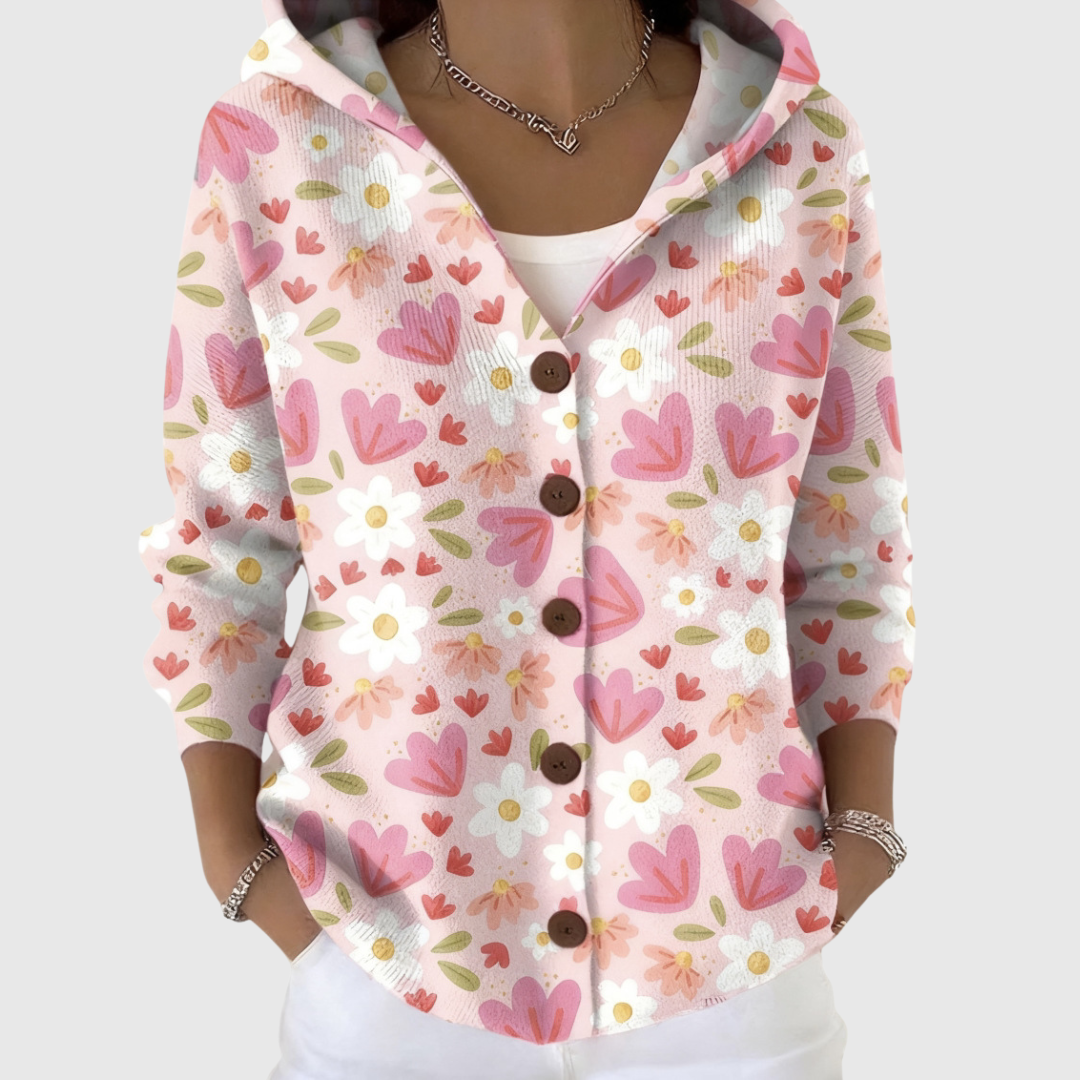 Jacqueline | Comfortable Knitted Cardigan with Hood