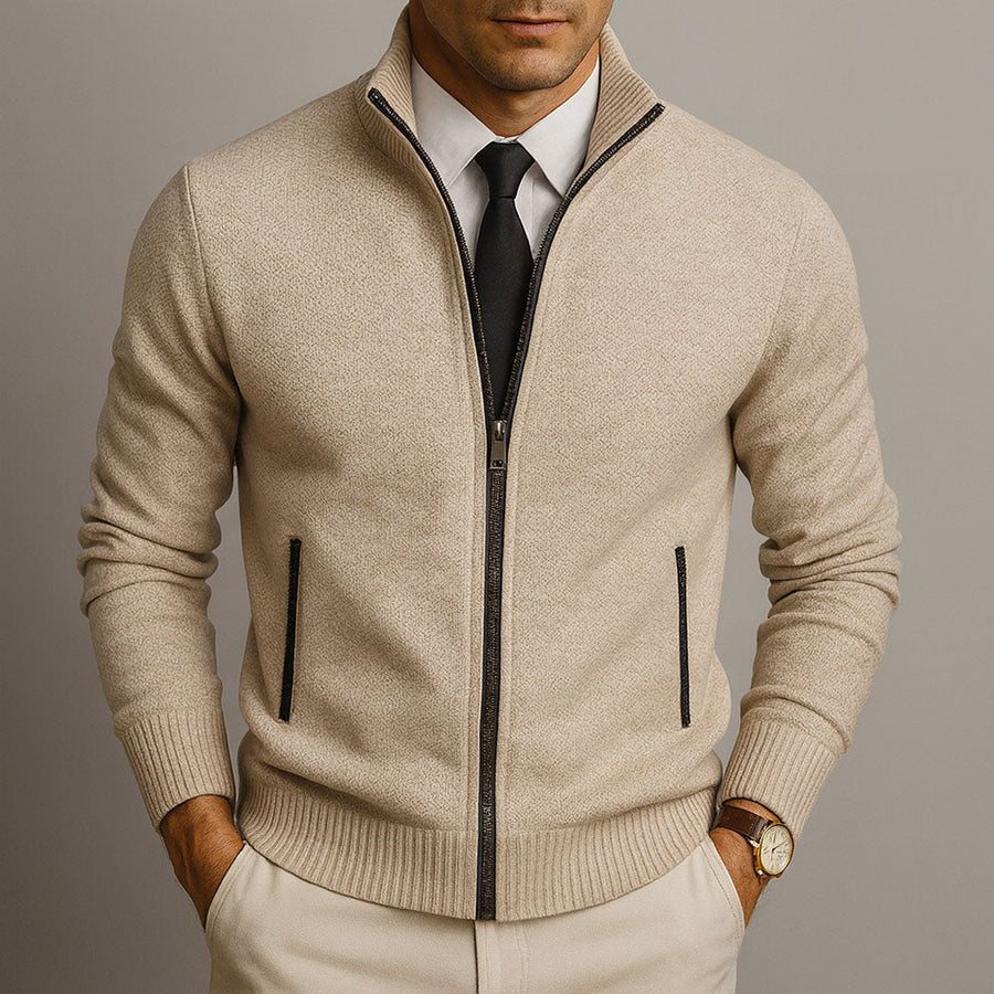 Ezekiel - Refined Merino Wool Cardigan