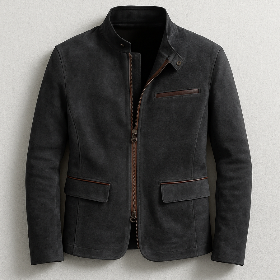 Raniel – Tailored Suede Jacket for All Seasons
