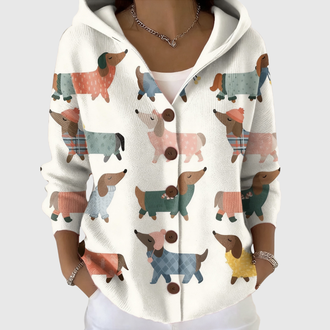 Dolores | Comfortable Knitted Cardigan with Hood
