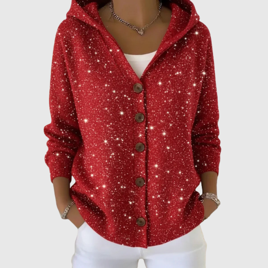 Gráinne | Comfortable Knitted Cardigan with Hood