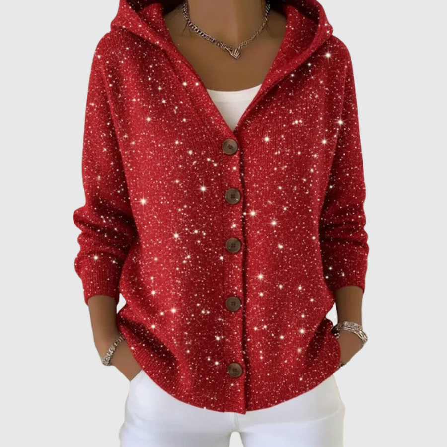 Gráinne | Comfortable Knitted Cardigan with Hood