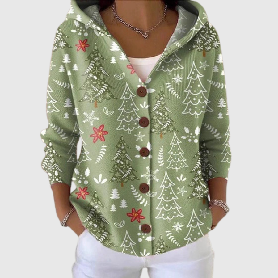 Angela | Comfortable Knitted Cardigan with Hood