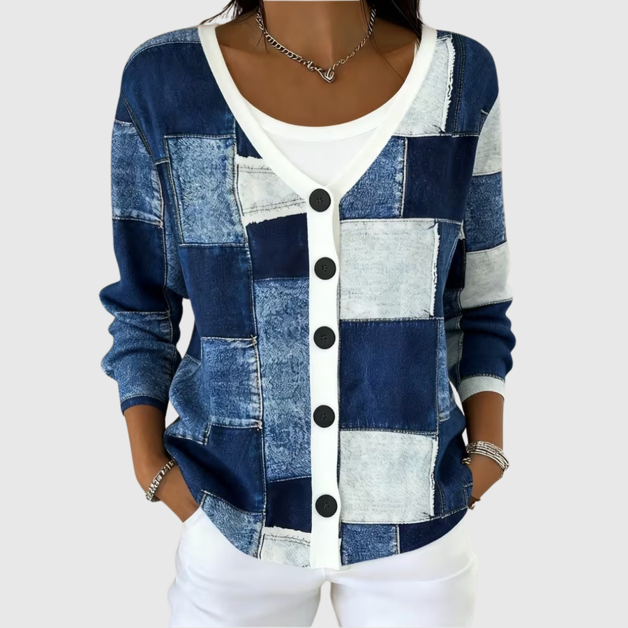 Joan | Comfortable Buttoned Knit Cardigan