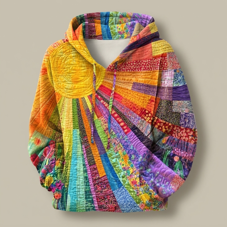 Amanda | Wildflower Quilted Hoodie