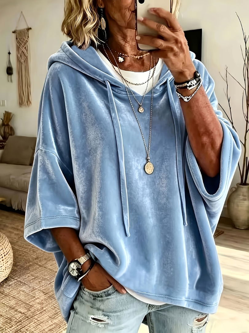 Luana | Oversized Poncho Hoodie