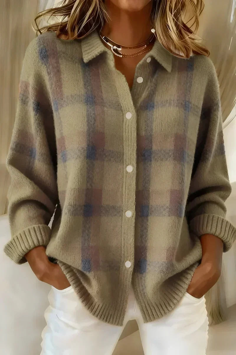 Nirvelle | Warm Checked Cardigan