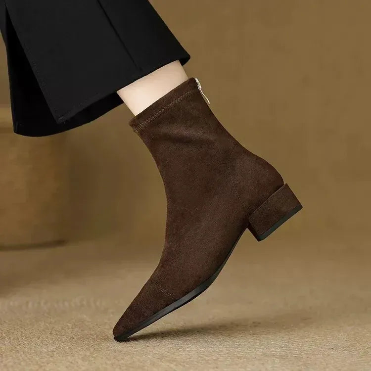 Malinda | Pointed-Toe Ankle Boots