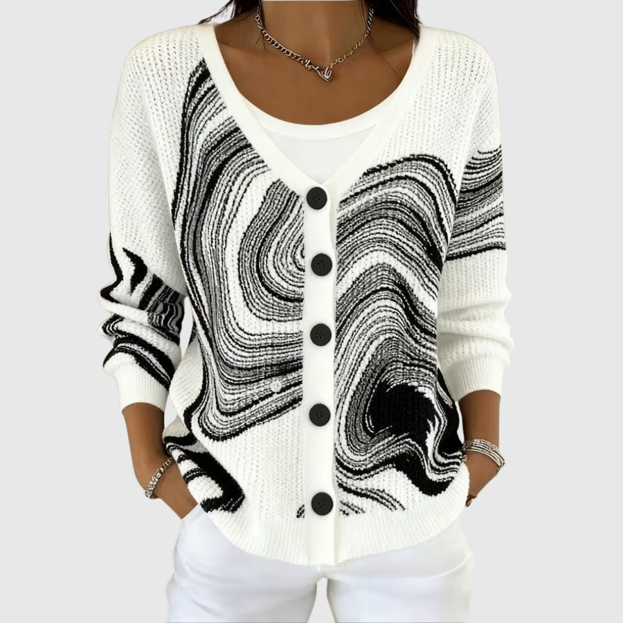 Audrey | Comfortable Knitted Cardigan with Buttons
