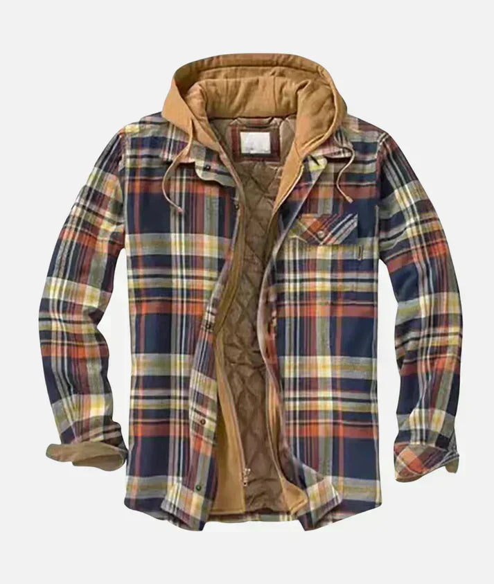 Rico – Patchwork Plaid Jacket for Men