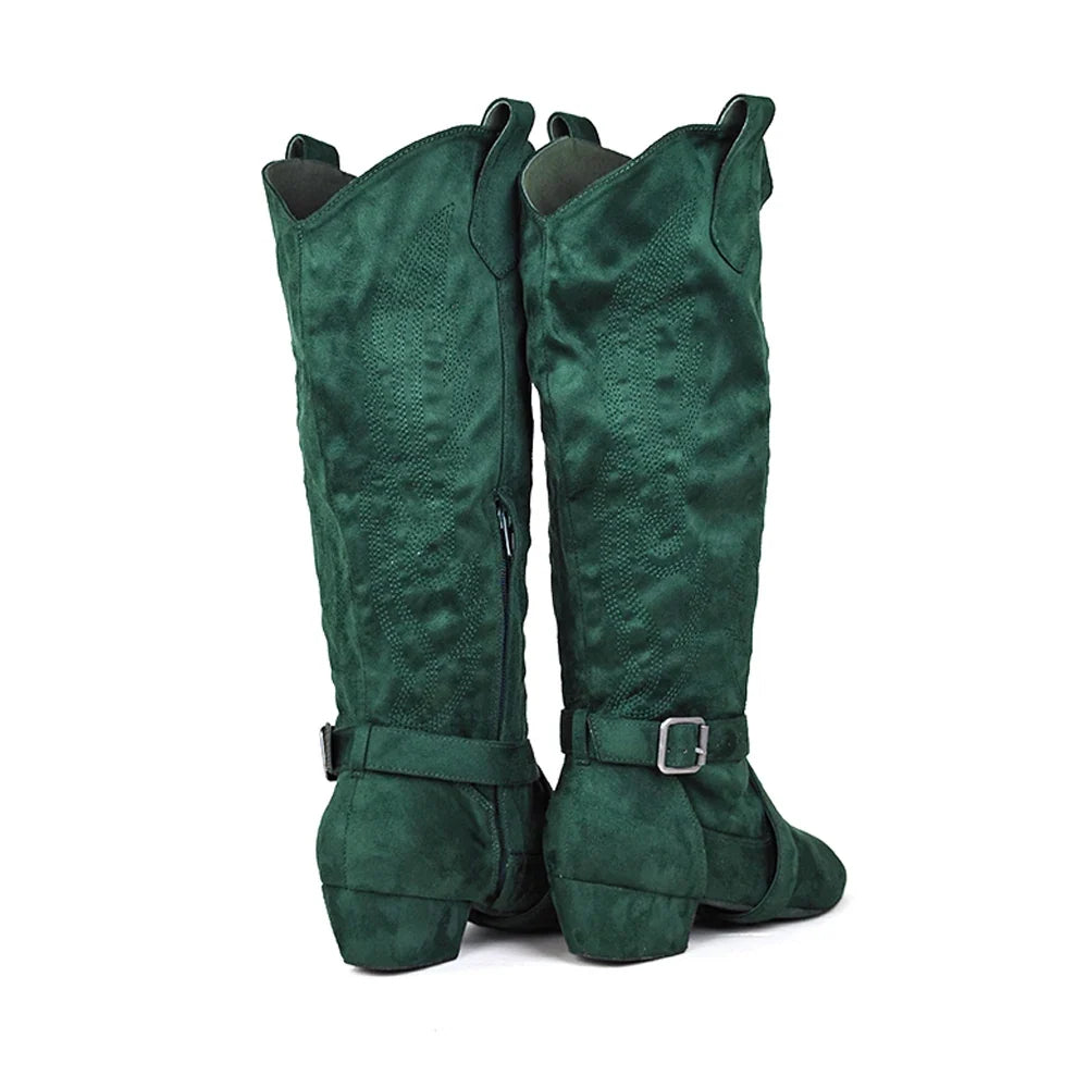 Selma | Low Heel Western Boots