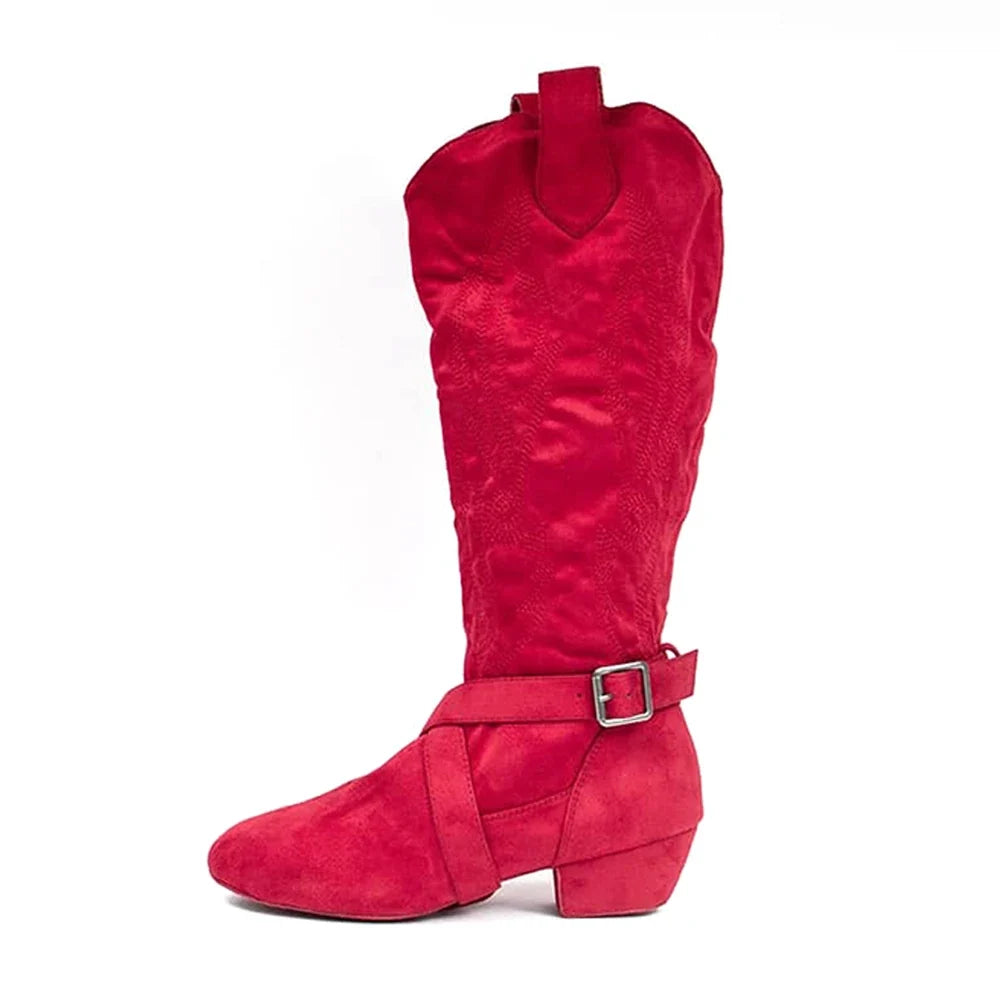 Selma | Low Heel Western Boots