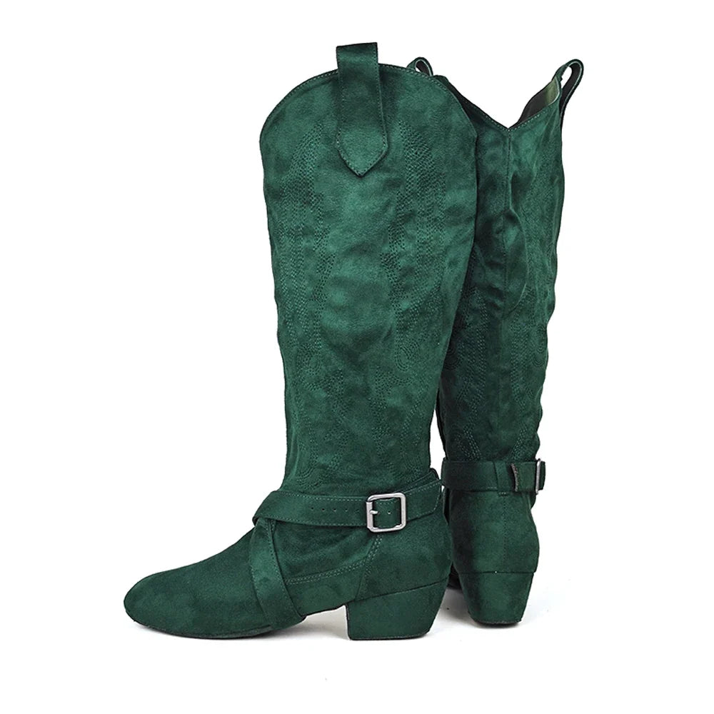 Selma | Low Heel Western Boots