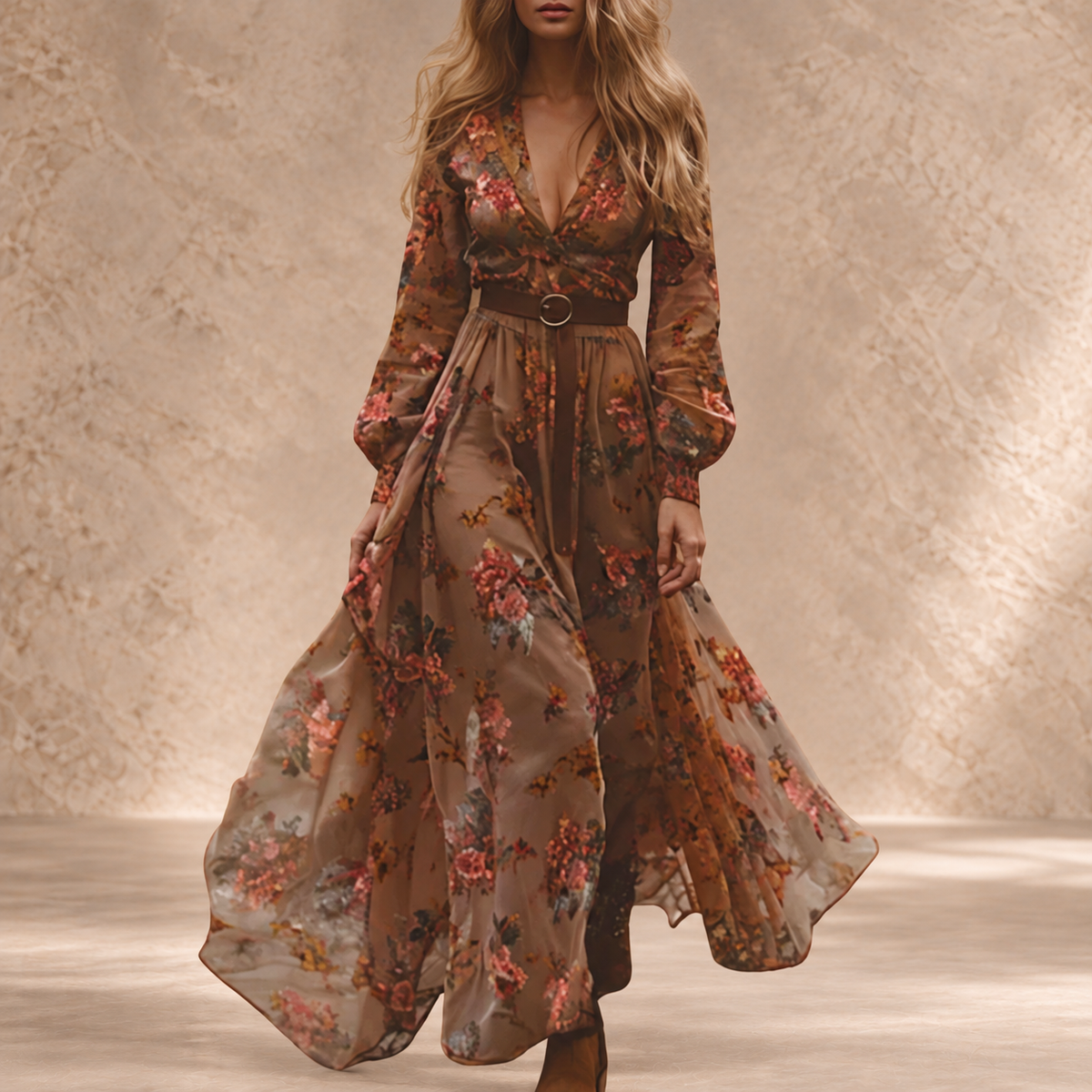 ALINA SOLEIL | ROMANTIC BOHO MAXI DRESS