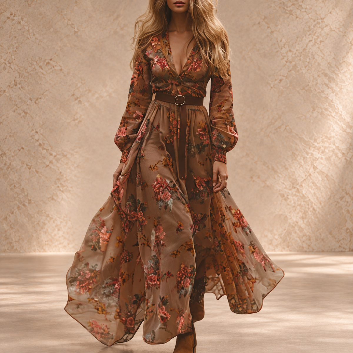ALINA SOLEIL | ROMANTIC BOHO MAXI DRESS