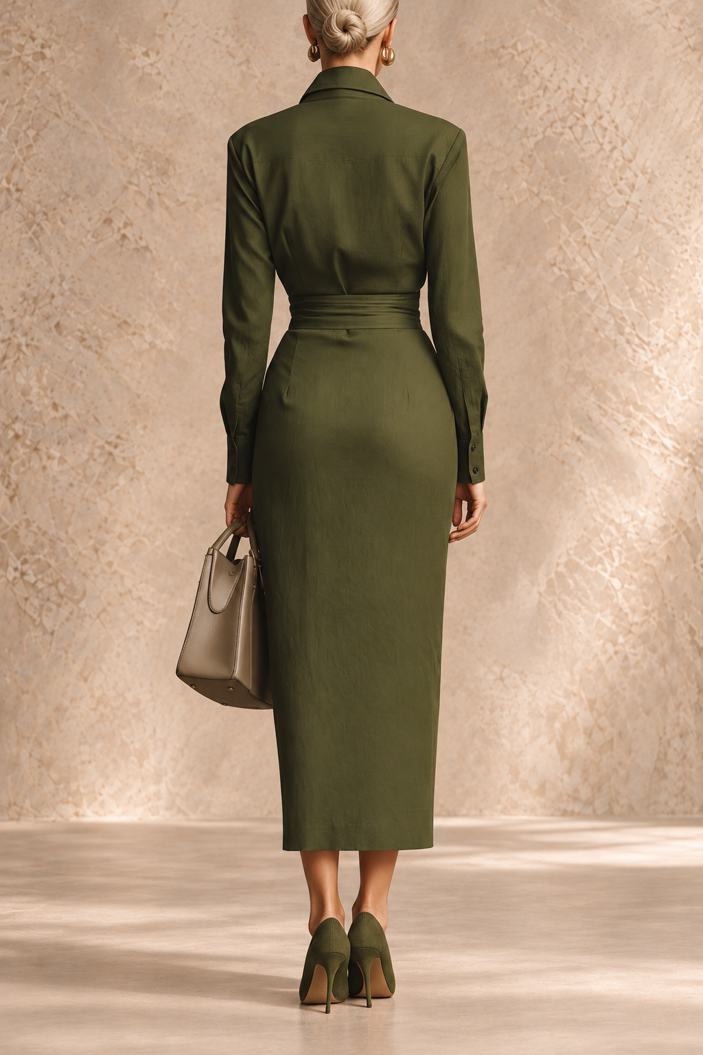 MELIORA | WRAP-STYLE MAXI DRESS
