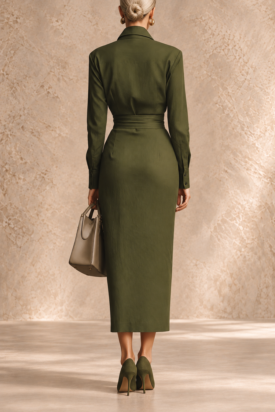 MELIORA | WRAP-STYLE MAXI DRESS