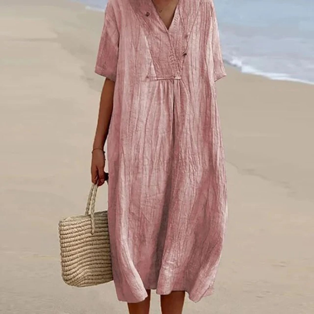 Quinley - Vintage-Inspired Women’s Lightweight Maxi Dress