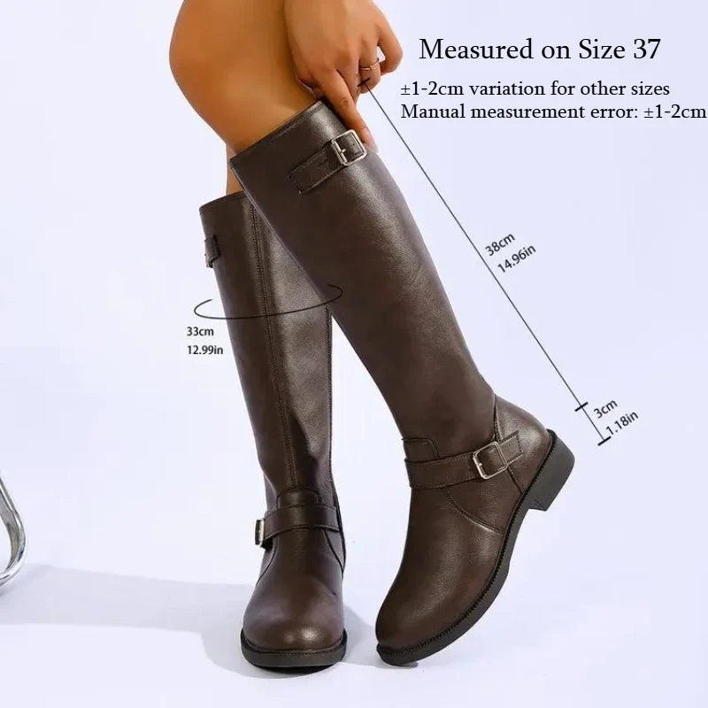 Tess | Buckle Riding Boots