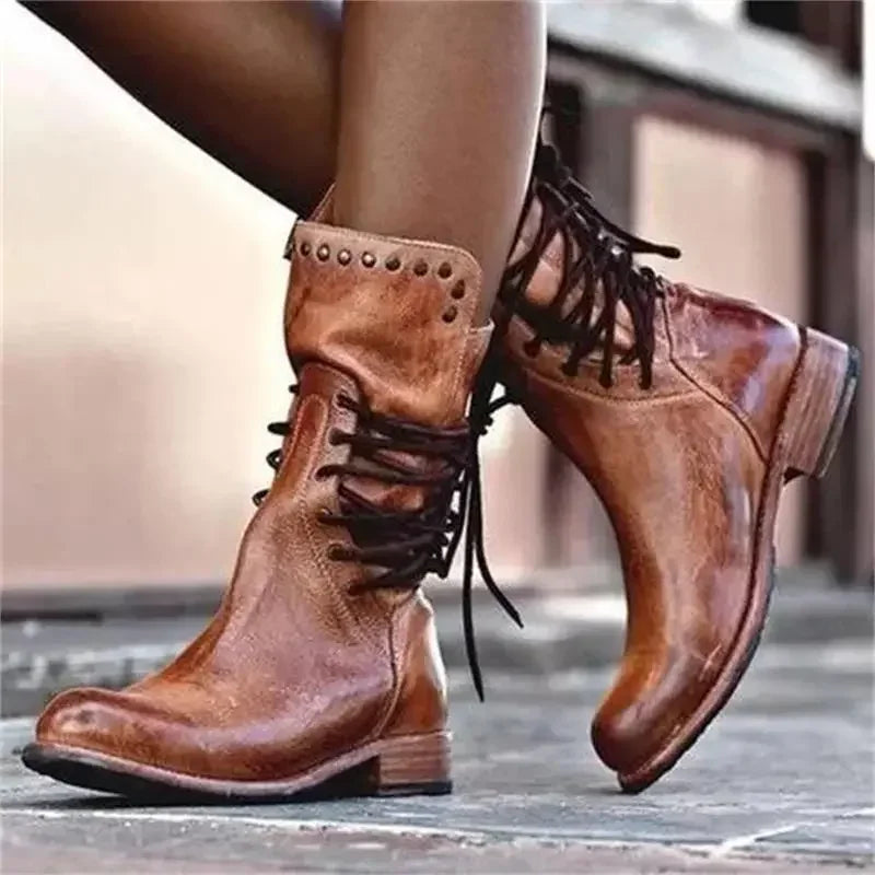 Lorelei | Lace Up Ankle Boots
