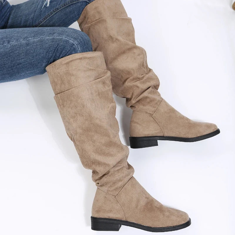 Yvette | Slouchy Knee High Boots