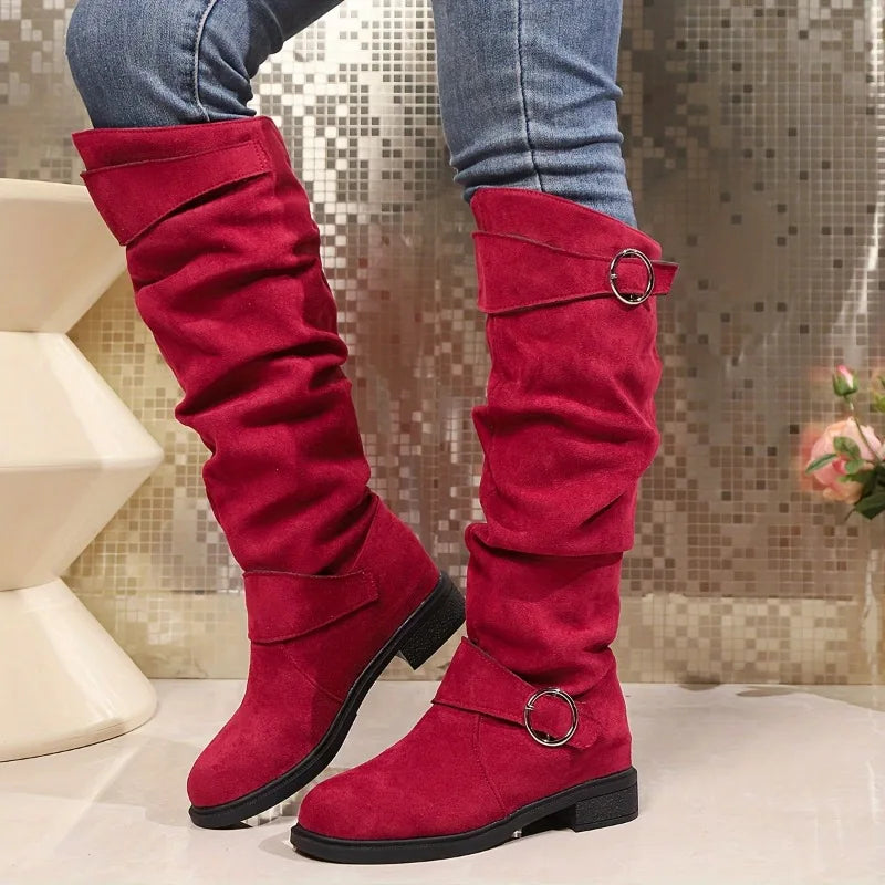 Eden | Slouchy Knee Boots