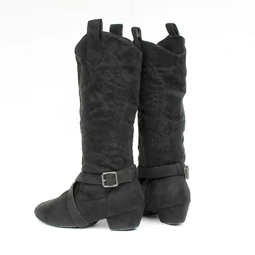 Selma | Low Heel Western Boots