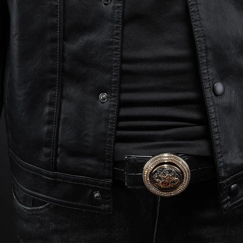 Micheal – Rider Leather Jacket with Rugged Charm
