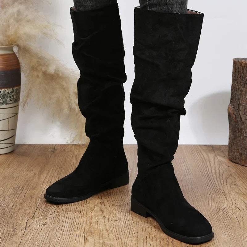 Yvette | Slouchy Knee High Boots