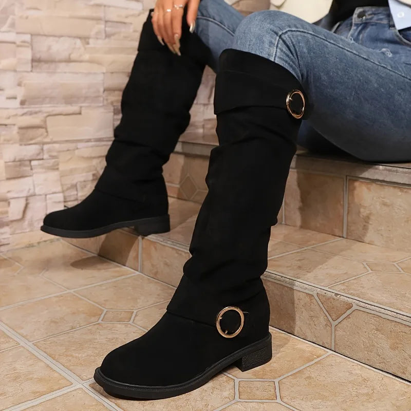 Eden | Slouchy Knee Boots