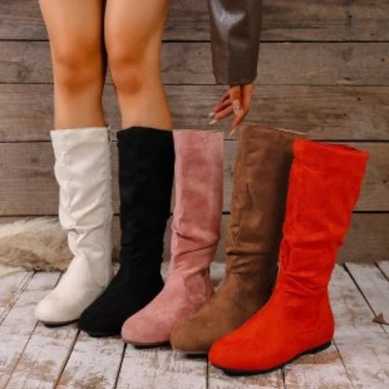Edna | Slouchy Flat Boots
