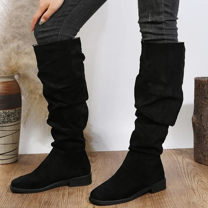 Yvette | Slouchy Knee High Boots