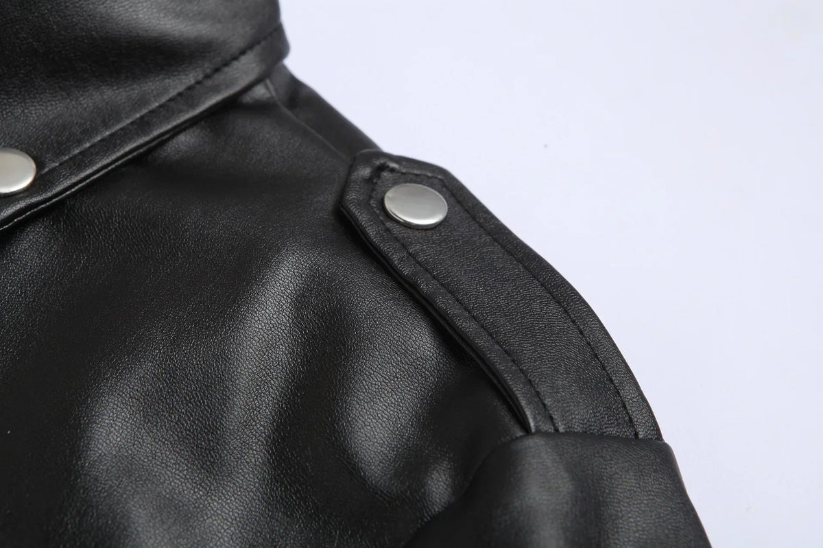 Andrei – Timeless Leather Bomber Jacket
