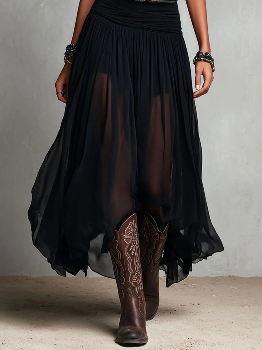 Sophia | Tulle Skirt Maxi Dress
