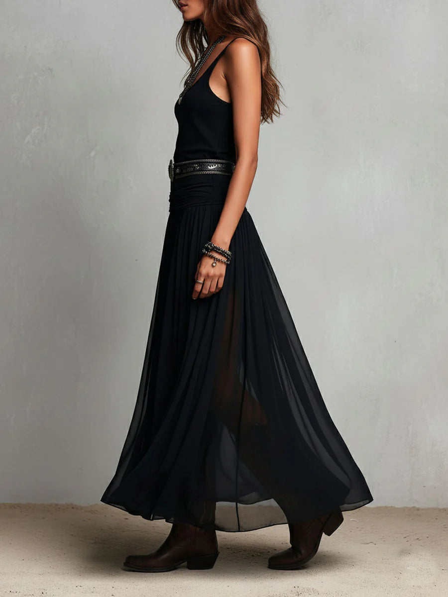 Sophia | Tulle Skirt Maxi Dress