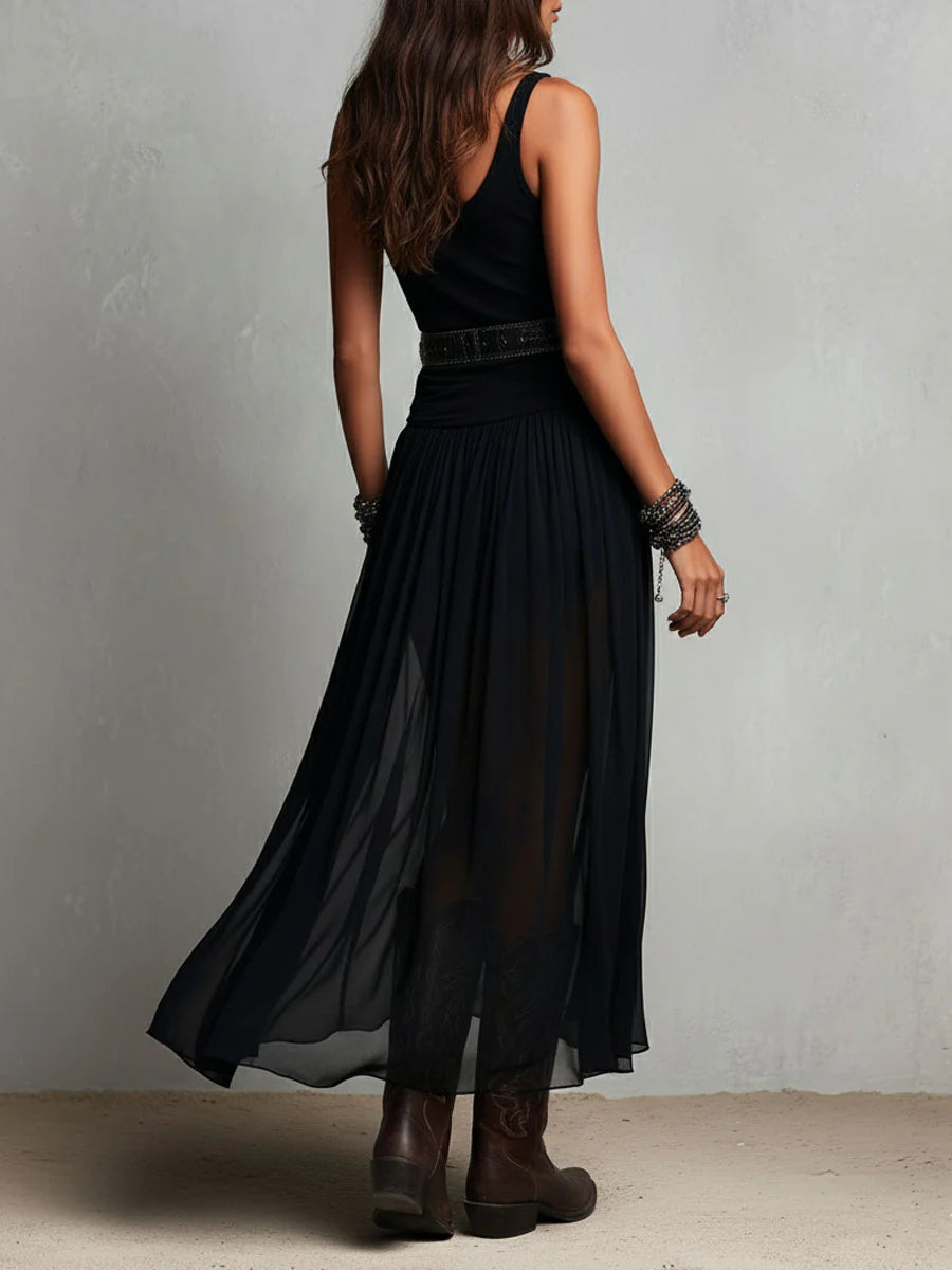 Sophia | Tulle Skirt Maxi Dress