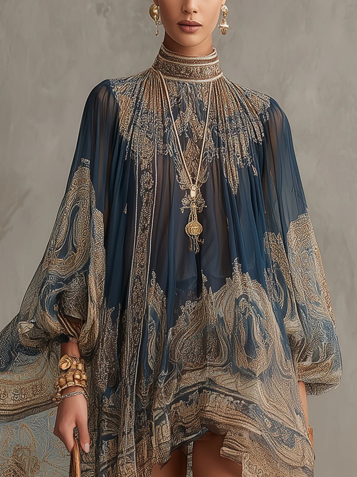 Anna | Chiffon Mini Dress