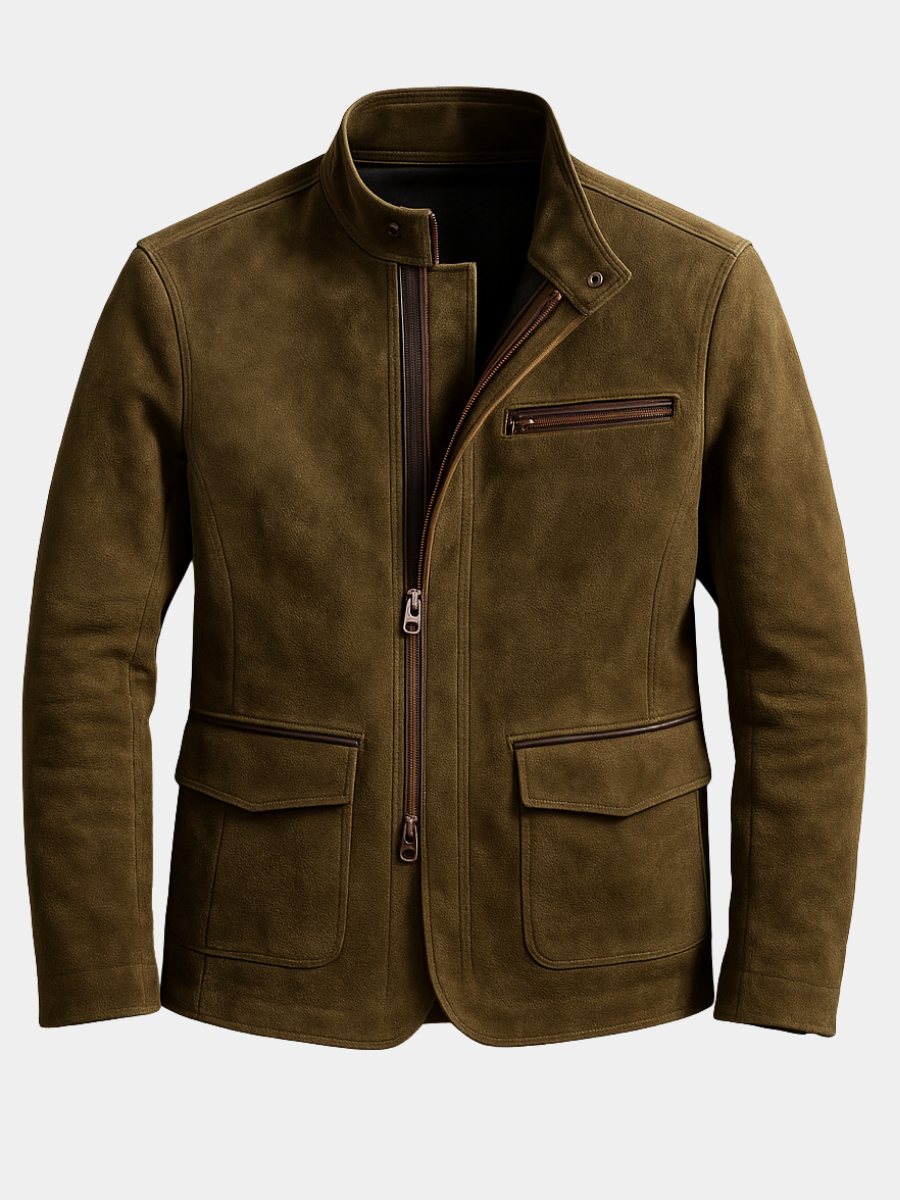 Raniel – Tailored Suede Jacket for All Seasons