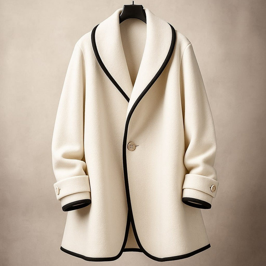 Adelheid | Oversized Swing Winter Coat with Lapel for Women